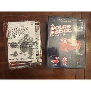 NEW 3 in 1 Solar‎ Robot DIY Tech Kit Ages 8+ STEM Runs on Solar Sealed